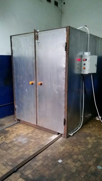 Линия порошковой покраски КРАСТЕХ на производстве ООО «Феникс», Курск